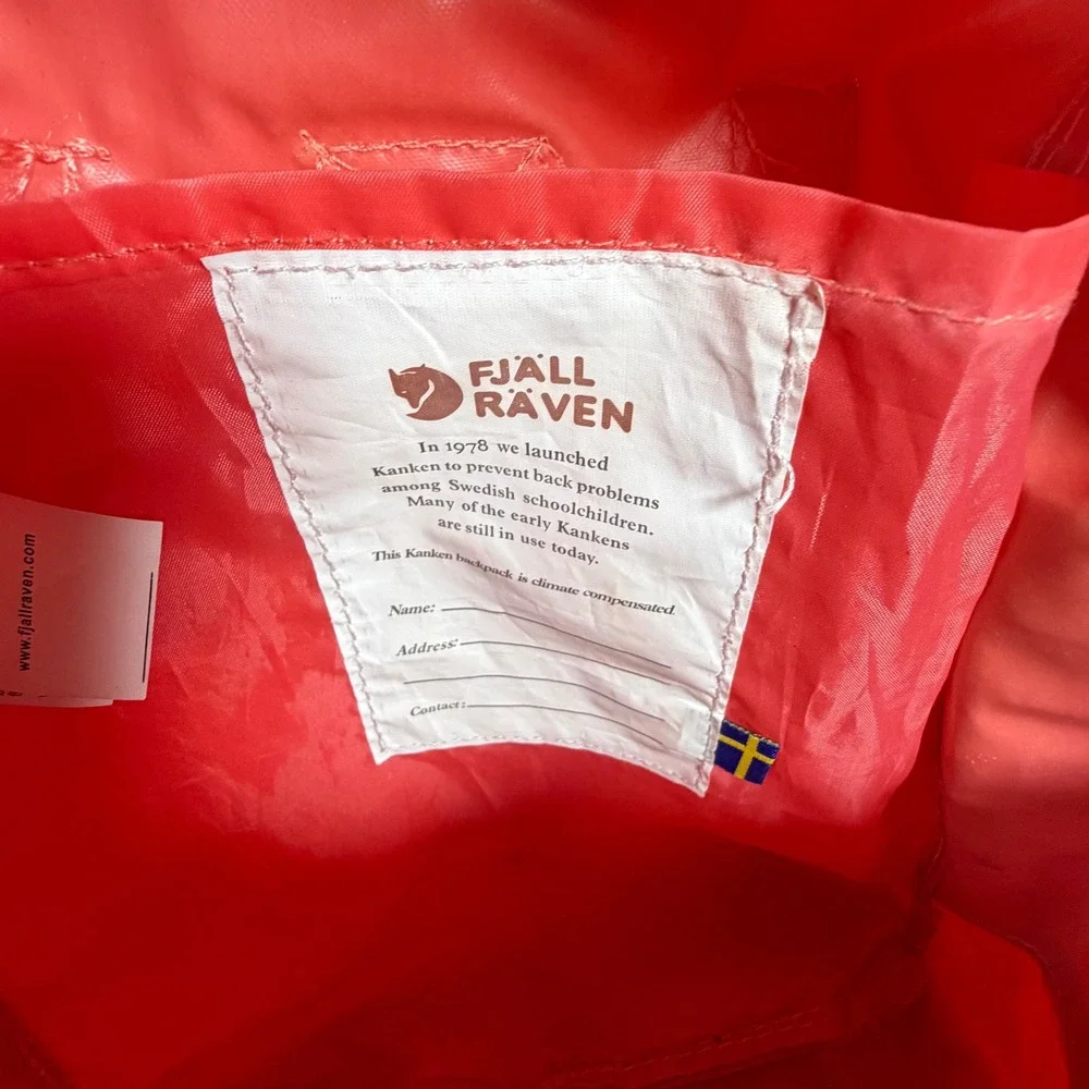 Fjallraven Kanken Mini Backpack Pink Vinylon F Small Daypack 23510 12x9x5 READ
